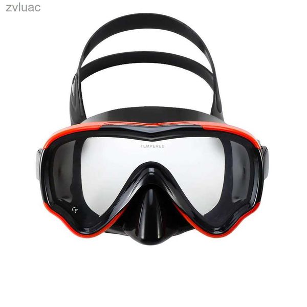 Аксессуары для дайвинга Профессиональная детская маска для плавания с маской и трубкой Детская маска для дайвинга Противотуманные очки для плавания с крышкой для носа для подводного плавания Обучение плаванию YQ240119
