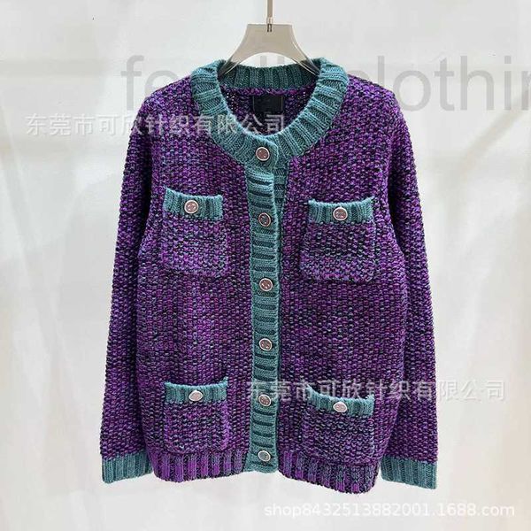 Damen-Strick-T-Shirts, Designer-Kanal, Marke Wind, gestrickt, Rundhalsausschnitt, langärmelig, Strickjacke, Taschenstil, Wollpullover, Jacke für Damen, Top 2023, neues Modell ZADS