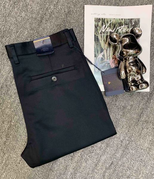 Pantaloni da uomo PAA Designer di lusso Pantaloni eleganti da uomo P Pantaloni da lavoro kaki Pantaloni casual Leggings in tinta unita di marca padre di moda Nero all'ingrosso