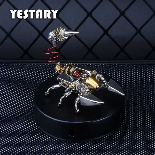 Ferramentas de artesanato YESTARY 3D Metal Puzzle DIY Mecânico Scorpion Beetle Modelo Montado Brinquedos para Crianças Adulto 3D Puzzle Presentes de Aniversário Brinquedos YQ240119