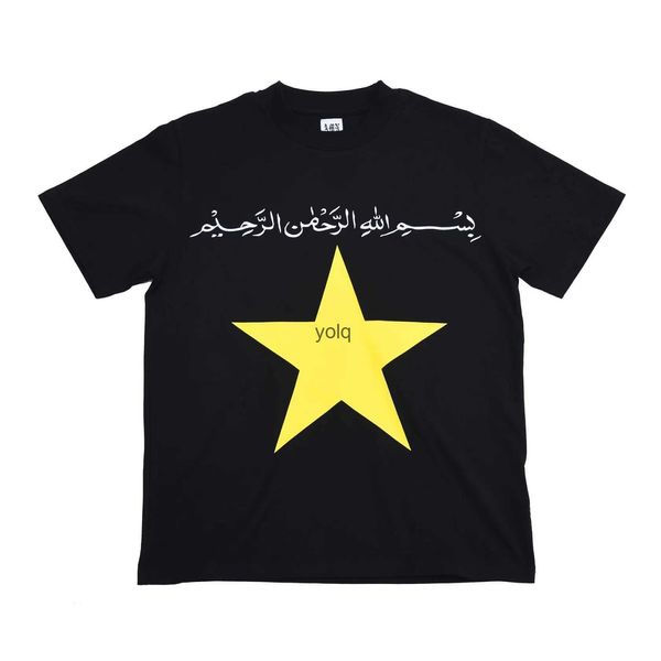 T-shirt Femme Y2K Étoile à cinq branches T-shirt imprimé surdimensionné Tops à manches courtes 2023 Nouveau Harajuku Hip Hop Mode Casual Lâche All Matchyolq