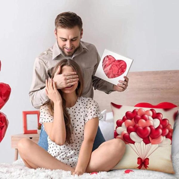 Federe per cuscini decorativi, piccole, per divano, esterni, grandi, lombare, San Valentino