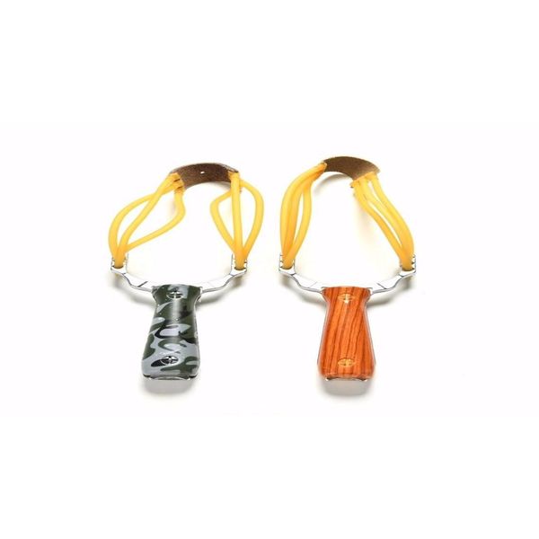 Caça Slingshots Powerf Slings Sling S Liga de Alumínio Camuflagem Madeira Ao Ar Livre Arco Catapt Jogo de Tiro Acessórios3878687 Drop De Dhmc6