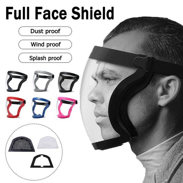 Occhiali Visiera integrale trasparente per la casa A prova di spruzzi d'olio Moto Ciclismo Occhiali antivento antiappannamento Maschera di protezione di sicurezza con filtri