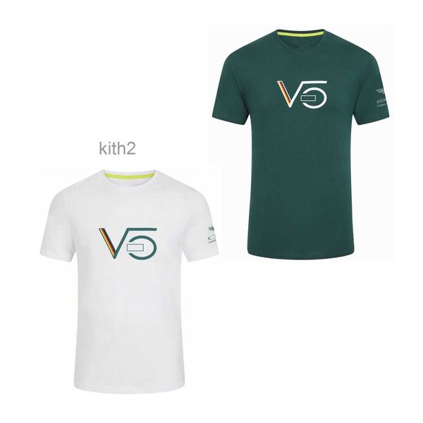 Novo terno polo de corrida f1 vettel lapela manga curta fórmula 1 camisa passeio em torno do pescoço camiseta pode ser personalizado pskg