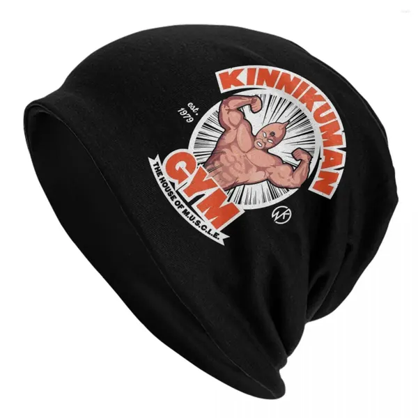 Berretti Kinnikuman Cappello da palestra Cappello da lavoro a maglia Cappelli Goth Outdoor Muscle Man Skullies Berretti da uomo Cappellini avvolgenti per la testa a molla da donna