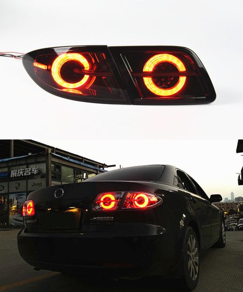 Задний стоп-сигнал заднего хода для Mazda 6, светодиодный задний фонарь 2004-2012, динамический указатель поворота, автомобильные аксессуары