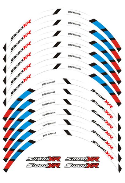 Nuovi adesivi per moto tendenza personalizzati prima e dopo decalcomanie adesivi riflettenti modificati con personalità per BMW S1000XR3238694