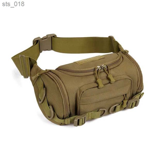 Уличные сумки 1000D водонепроницаемые оксфордские мужские поясные сумки через плечо Тактические нагрудные сумкиH24119