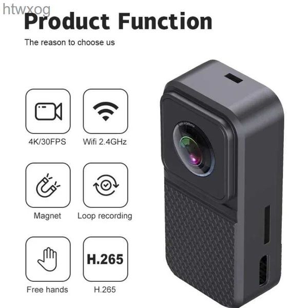 Câmeras de vídeo de ação esportiva HD 1080P Câmera WIFI Profissional 160 Wide Angle Outdoor Housing Dashcam Câmera esportiva para capacete de viagem Gravador de motorista de bicicleta YQ240119