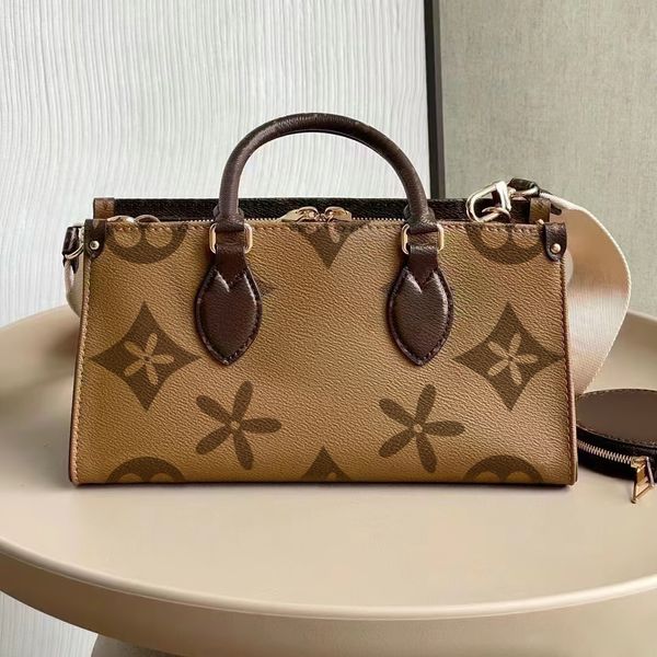 Pochette braune Blume Damen Weekender Shopper-Taschen Mädchen Tragen Sie eine Handtasche Luxus Designer Cross Body Umhängetasche Reise Herren Clutch Gepäck Leder Totes Hobo Handtasche