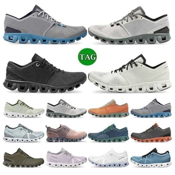 ON X sapatos moldura marfim areia rosa Eclipse Turmeric Frost Surf Açaí Roxo Amarelo treino e treinador esportivo baixo 3645blac