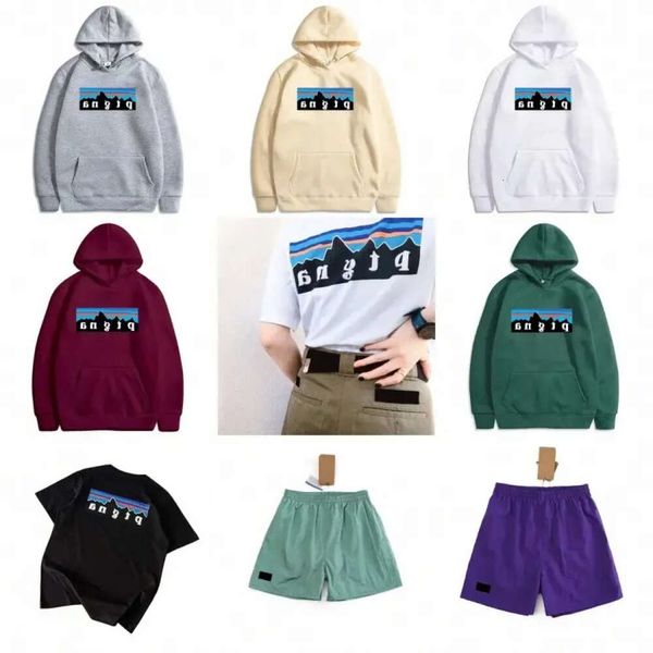 Hoodies dos homens Designer Hoodie Mangas Compridas Moletons Com Capuz Americano Retro Camisas Ao Ar Livre Verão T-shirt Shorts Protegendo Planeta Tee P 21