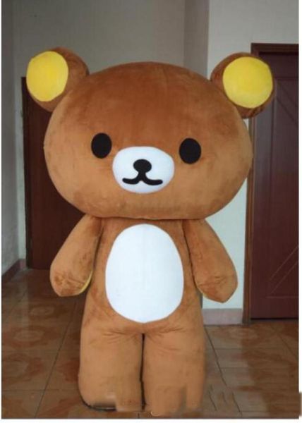 vendita di costumi della mascotte dell'orso Janpan Rilakkuma per adulti, festa di Halloween di alta qualità 2690840