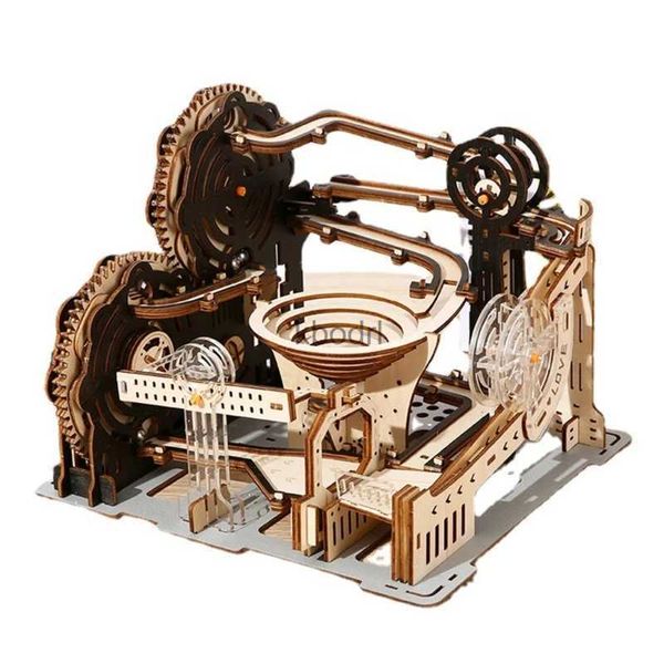 Handwerk Werkzeuge Holz Marmor Nacht Stadt 3D Puzzle Handwerk Spielzeug DIY Mechanische Modell Bau Set für Kinder Erwachsene Neujahr geschenk YQ240119