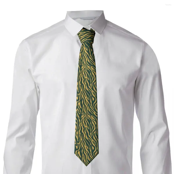 Papillon Zebra Skin Stripe Cravatta Camouflage Cool Fashion Collo per uomo Matrimonio Collare di qualità Cravatta personalizzata Accessori Regalo di Natale