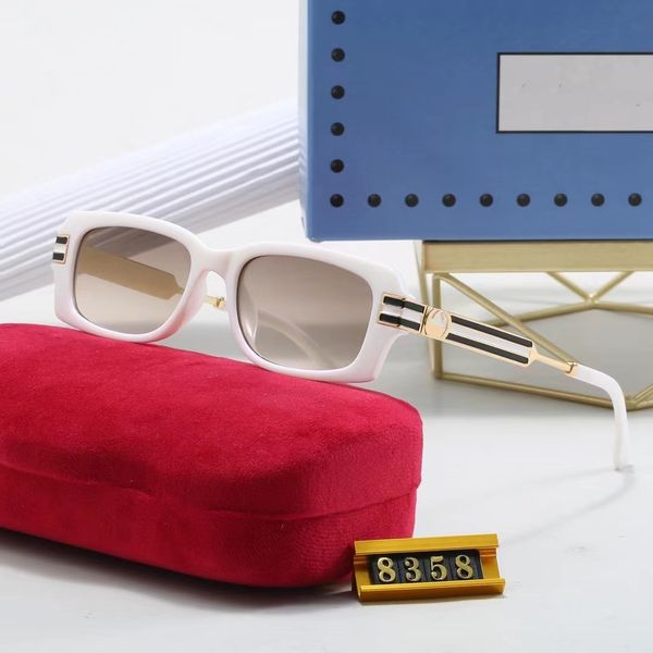 Luxus-Designer-Marke, Retro, übergroße, quadratische, polarisierte Sonnenbrille für Damen und Herren, Vintage-Farbtöne, UV400, klassische Sonnenbrille mit großem Metallrahmen, Rot, Grün