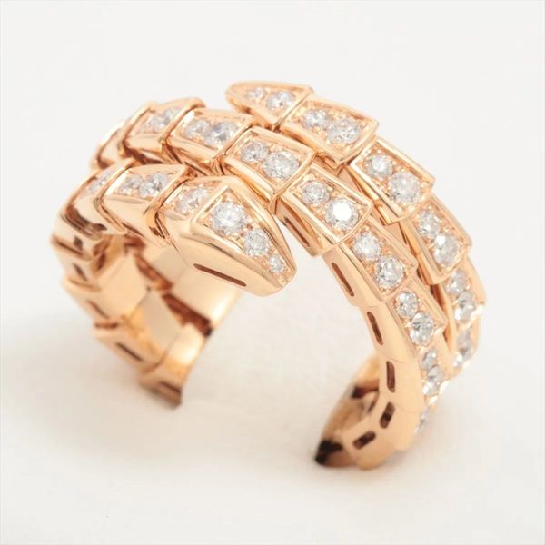 anel serpentii wrapp Anel anillos atacado anel de corda versátil anel banhado a ouro rosa 18K aniversário dia geometria estética brilho anellos conjunto presentes