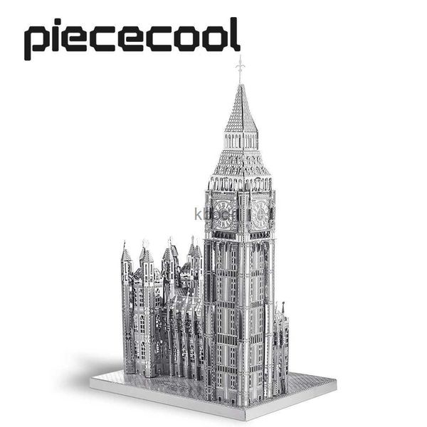 Bastelwerkzeuge Piececool 3D-Metallpuzzle Big Ben Modellbausätze Puzzle DIY Kit Jugendspielzeug für Denksportaufgaben Beste Geburtstagsgeschenke YQ240119