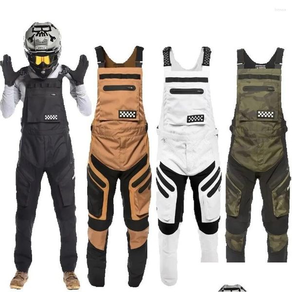 Vestuário de motocicleta 2024 FH Moto Gear Set Motoralls Pant Motocross Racing MX Suit Drop Delivery Automóveis Motocicletas Acessórios Dhg21