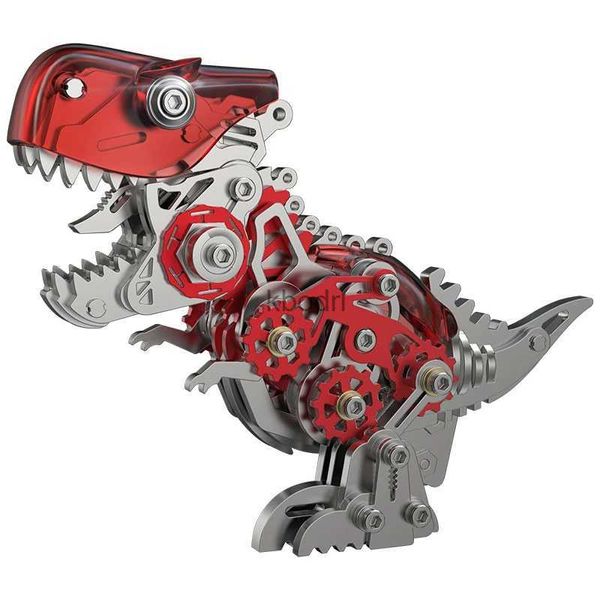 Инструменты для рукоделия 185 шт. 3D DIY подарок на день рождения для мальчиков и детей сборка металла робот-головоломка динозавр игрушечная модель творческий ручной работы YQ240119