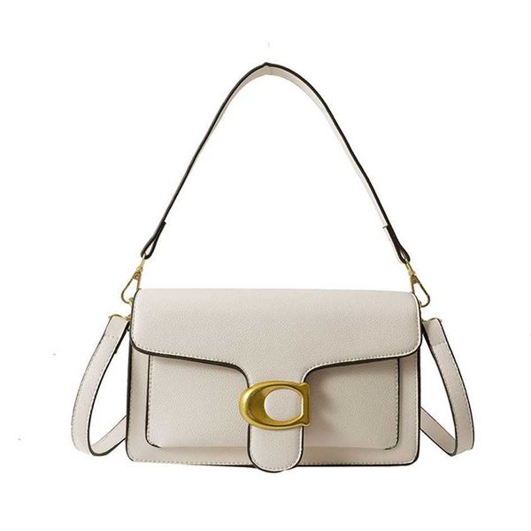 Designer de luxo bolsa feminina pequena praça flip top famosa moda ombro clássico carteira crossbody saco branco preto lona 80% off outlets slae