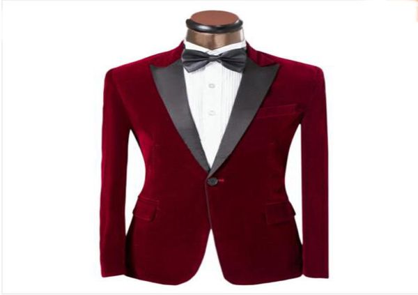 2016 Neueste Mantel-Hose Design Männer Anzug Rot Und Blau Smoking Mode Marke Männer Slim Fit Hochzeit Prom Anzüge für Bräutigam Größe XS6XL5584022