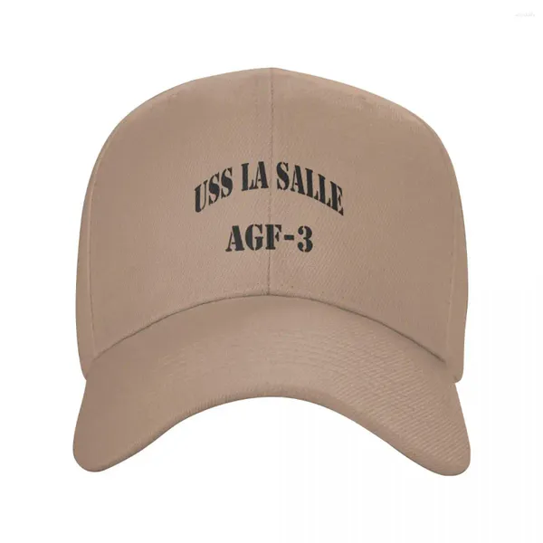 Cappellini USS LA SALLE (AGF-3) SHIP'S STORE Berretto da baseball Cappelli da camionista Cappellino da sole Drop Boy Cappello da bambino da donna