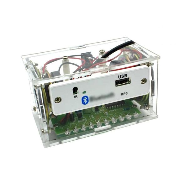 Alto-falantes diy bluetoothcompatível kit de produção de alto-falante eletrônico kit de soldagem prática de ensino duplo canal diy componente eletrônico