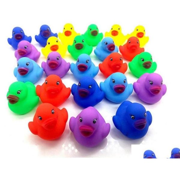 Badespielzeug 12 stücke Gummi Ente Gemischte Tiere Schwimmen Wasser Colorf Float Squeeze Sound Quietschende Bade Spielzeug Für Baby Spielzeug 4120976 Drop Deli Dhoip