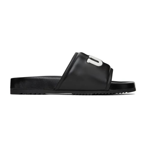 Terlik Açık havada ayakkabı katır platformu güneşli loafer sanal deri sanal lüks tasarımcı İtalyan marka slaytlar slaytlar plaj düz yaz ayakkabıları ev erkekler kaydırıcılar yürüyüş
