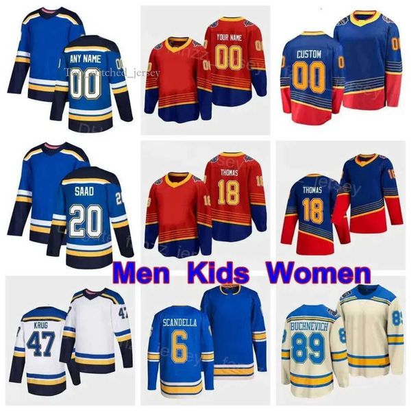 2022 Hóquei no Gelo Jerseys Brandon Winter Ivan Clássico Torey Barbashev Pavel Saad Buchnevich Krug Justin Faulk Oskar Sundqvist Ed Hóquei 5228