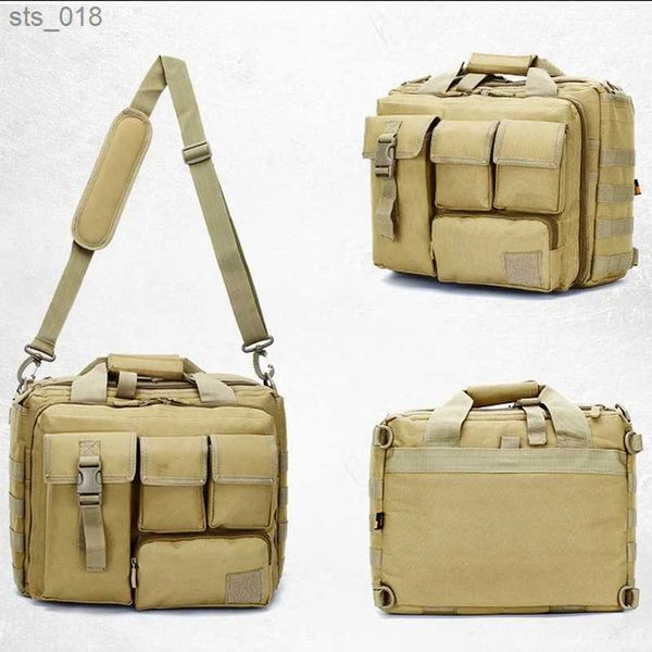 Уличные сумки Военная тактическая сумка-мессенджер системы Molle 15,6-дюймовые сумки для ноутбуков Сумки Портфель Сумка для уличной камеры SatchelsH24119