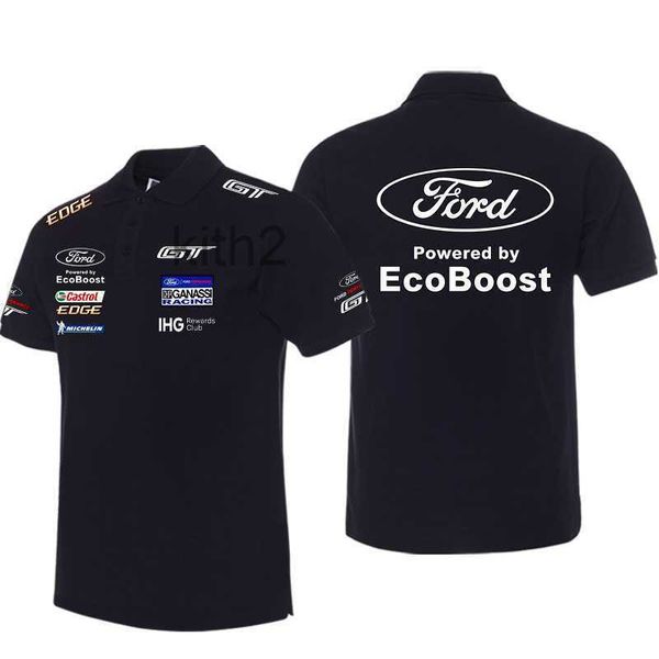 Ford F1 T-shirt da motociclista a maniche corte con stampa 3D da uomo, per sport fuoristrada NLNJ NLNJ