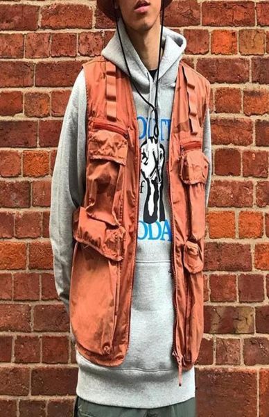 19SS камуфляжный жилет-карго, тактическая одежда, горная уличная мужская и женская куртка, уличная повседневная спортивная верхняя одежда, размер куртки SXL8221183