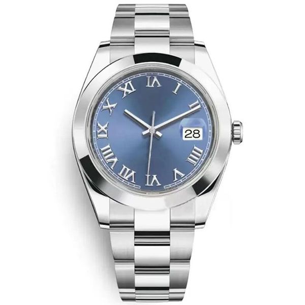Luxus Designer Top V3 Automatik 2813 mechanische Uhr für Männer große Lupe 41 mm Edelstahl Saphir solide Schließe Präsident Herrenuhren männliche Armbanduhr 0409