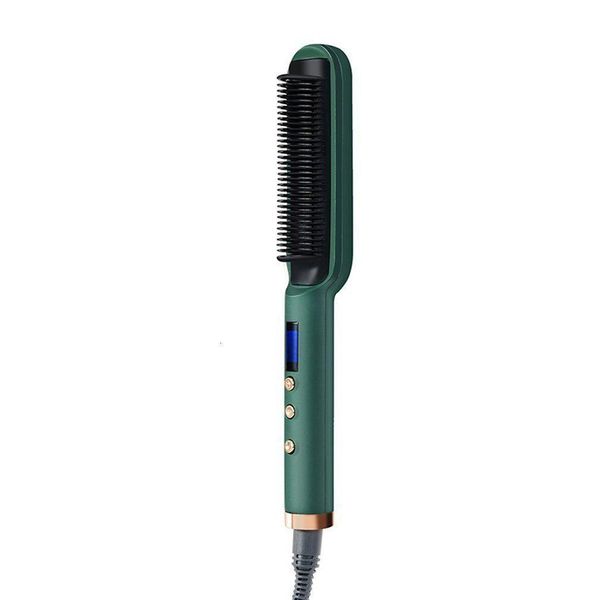Escovas de cabelo Pente de ar LED Display seco molhado termostático encaracolado e reto 2 em 1 íons negativos anti-escaldantes 230510 Drop Delivery Prod Dho1J