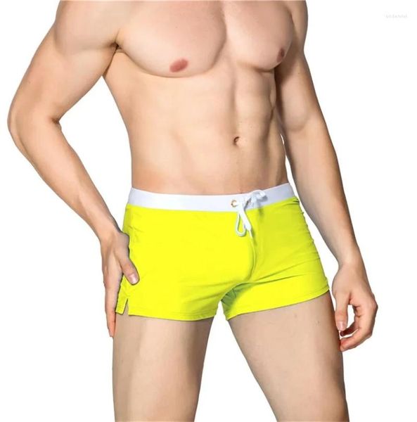 Herren-Shorts, vier-Wege-dehnbar, Herren-Bademode, Badehose, Strand-Board, kurze Sunga für Herren, atmungsaktiver Sommer-Badeanzug