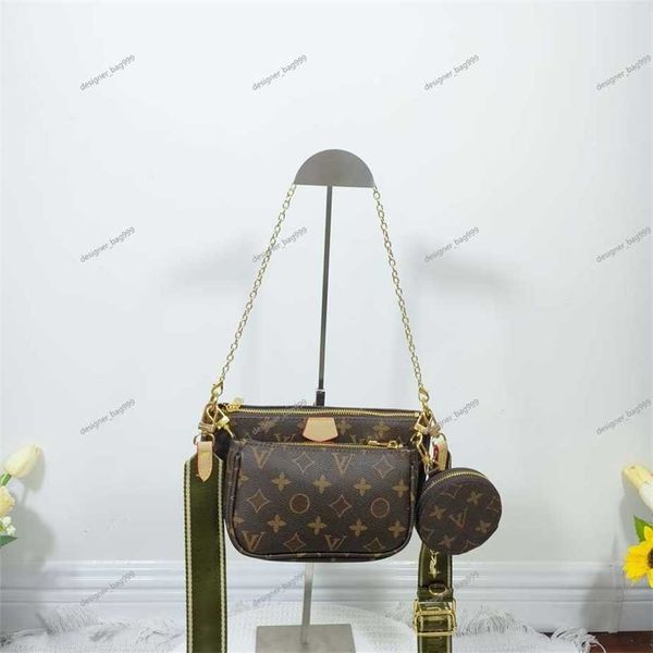 Дизайнерский женский комплект, винтажная цепочка, широкая Маджонг, одна сумка через плечо, маленькая сумка-конверт, кошелек, плечевой ремень 3647