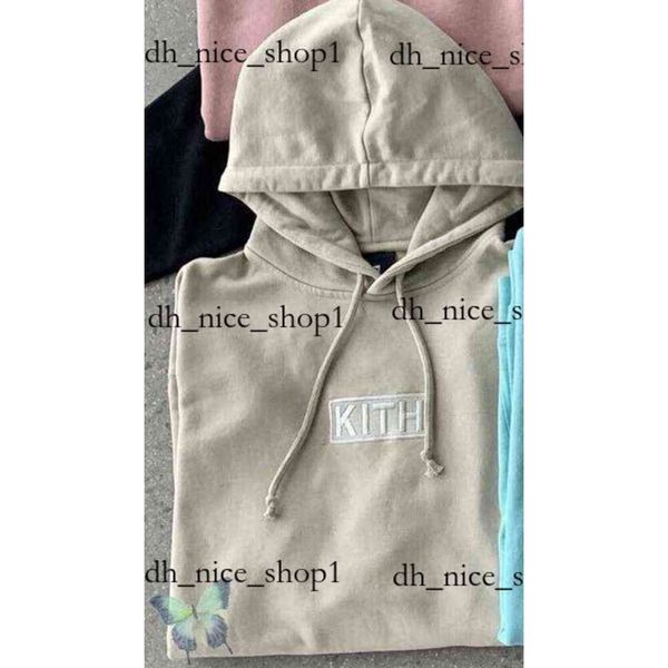 Kith Designer Hoodie Stickerei Sweatshirts Männer Frauen Box Kapuzenpullover Qualität Inside Tag Jacke Hochwertige Männer und Frauen Mode Hoodie 403