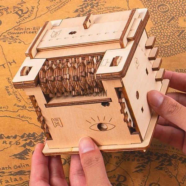 Craft Tools Escape Room Spiel Puzzle Box Hoher Schwierigkeitsgrad Denkaufgabe Holz 3D Rompecabezas De Madera Juegos De Ingenio YQ240119