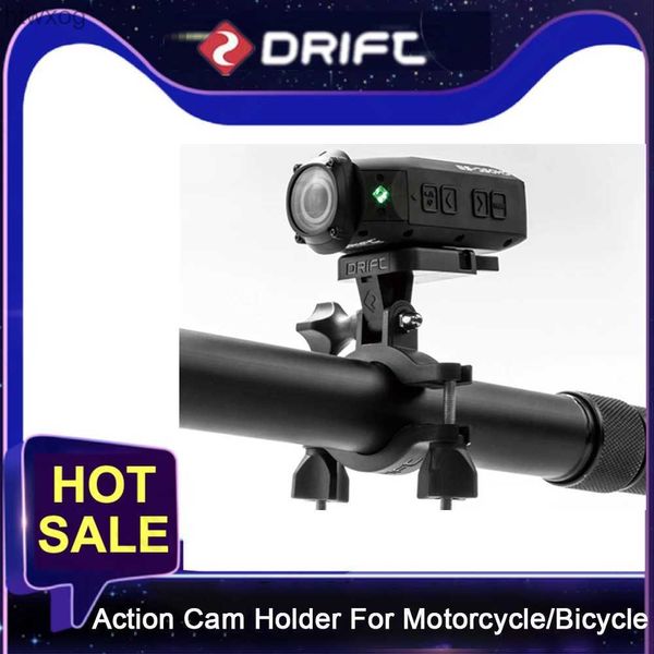 Câmeras de vídeo de ação esportiva DRIFT Sport Cam Acessórios Câmera de ação Stealth Motocicleta Bicicleta Suporte para bicicleta Guiador Go Pro Rollbar Mount para Ghost 4K X S YQ240119