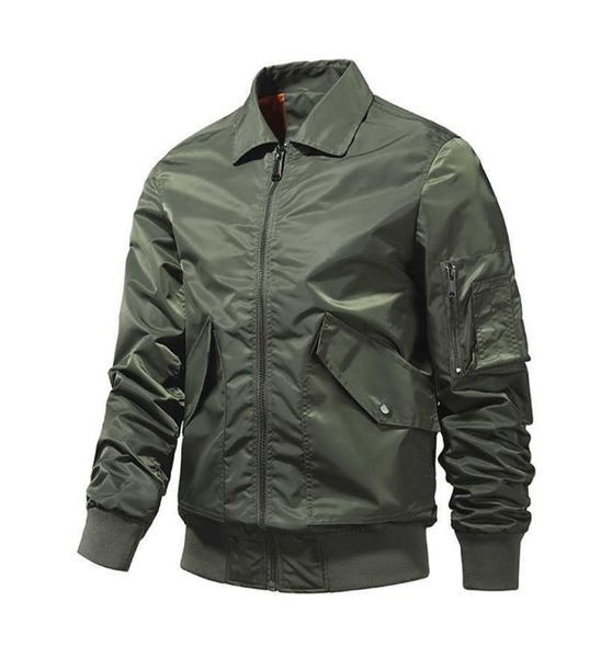 Outono Inverno Tático Exército Militar CWU45P Jaqueta Bomber Homens Flight Baseball Top Gun B3 Airforce Pilot Flight Wind Breaker G09081822671