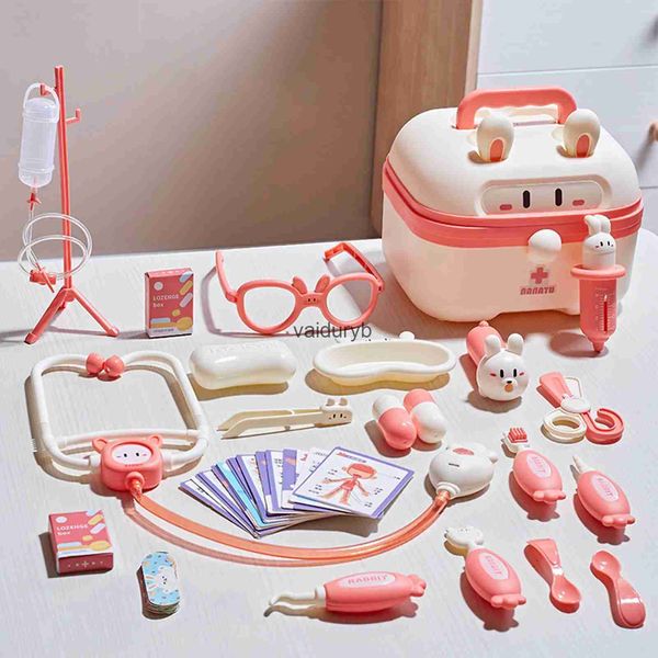 Tools Workshop Tıbbi Oyuncak Çocuk Doktor Pretend Rol Oyun Kiti Simülasyon Diş Hekimi Kutusu Kızlar Eğitim Oyun Oyuncakları Ldren Stetoskop ToysVaiduryb