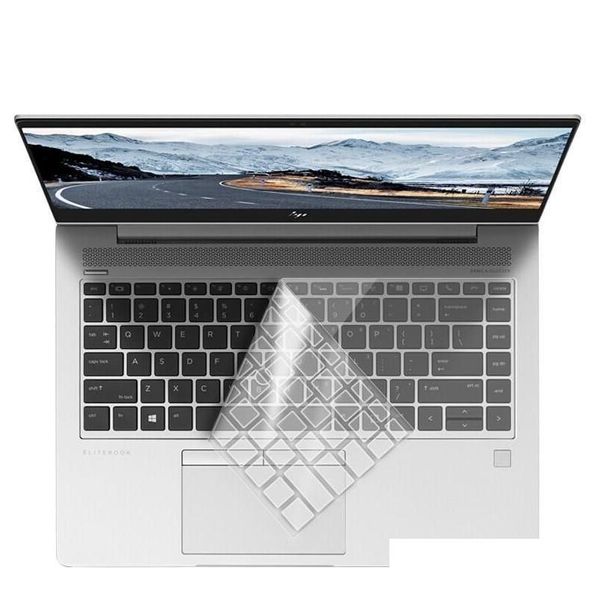 Coperture per tastiera Ers Tra Clear Tpu Laptop Protector Skin per Elitebook 745 G5 840 G6 Zbook 14U Er Drop Delivery Computer Networking Dhq8G
