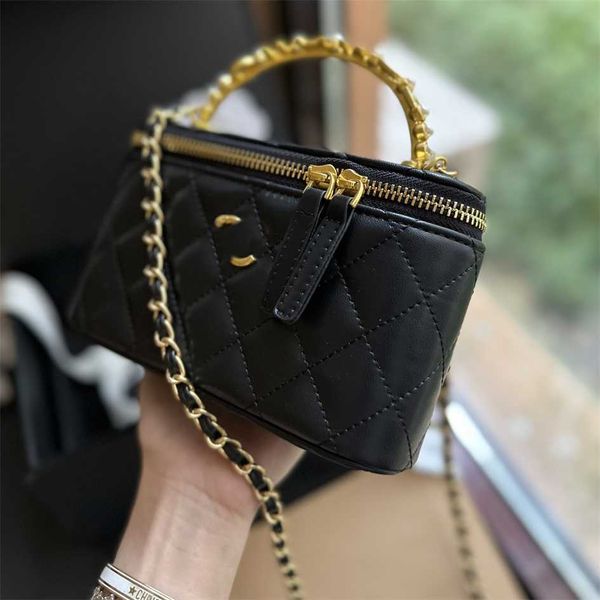 Mulheres de luxo corrente pérola mais strass alça ombro único crossbody bolsa bolsa mingyuan destino caixa 19cm 80% off outlets slae