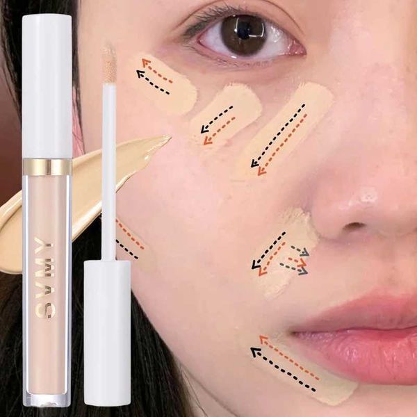 Concealer 4 Farben Concealer Foundation Creme Abdeckung Akne Flecken Augenringe Flüssiger Concealer Gesicht Make-up Concealer Stick Ändern Sie den HauttonL2401