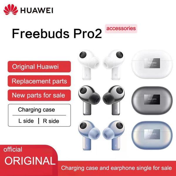 Kopfhörer Huawei FreeBuds Pro 2 Zubehör Kopfhörer Ersatzteile links rechts Kopfhörer Ladehülle Batteriebox für Freebuds Pro2