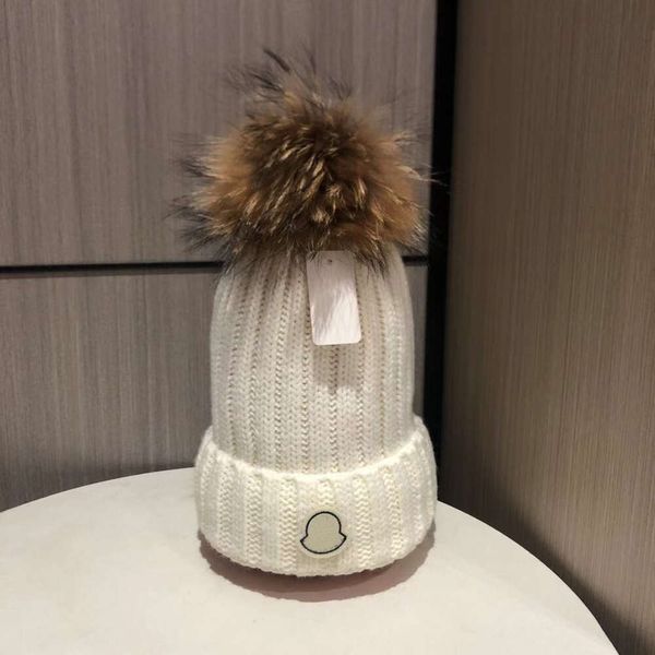 Designer Beanie Hüte Neue Damenmode Beanie Strickmütze Luxus Winter Neutral Stickerei Wollmischung Hüte Bobo Hüte Großhandel