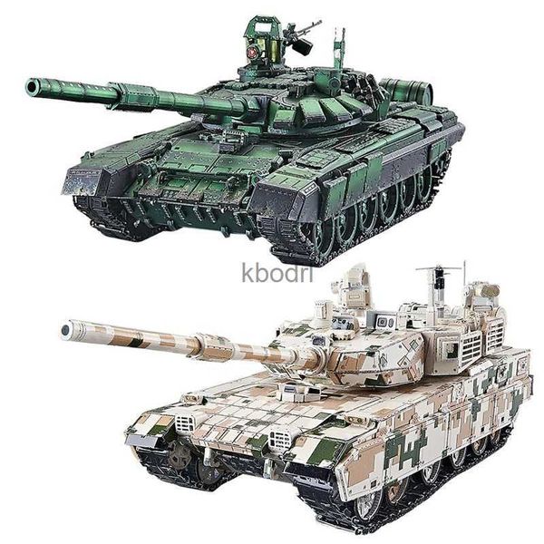 Handwerkswerkzeuge 3D-Metallpuzzle Militär Russland VT-4A1 Kampfpanzer Modellbausätze DIY Laserschneiden Puzzle Spielzeug für Erwachsene Geburtstagsgeschenke YQ240119